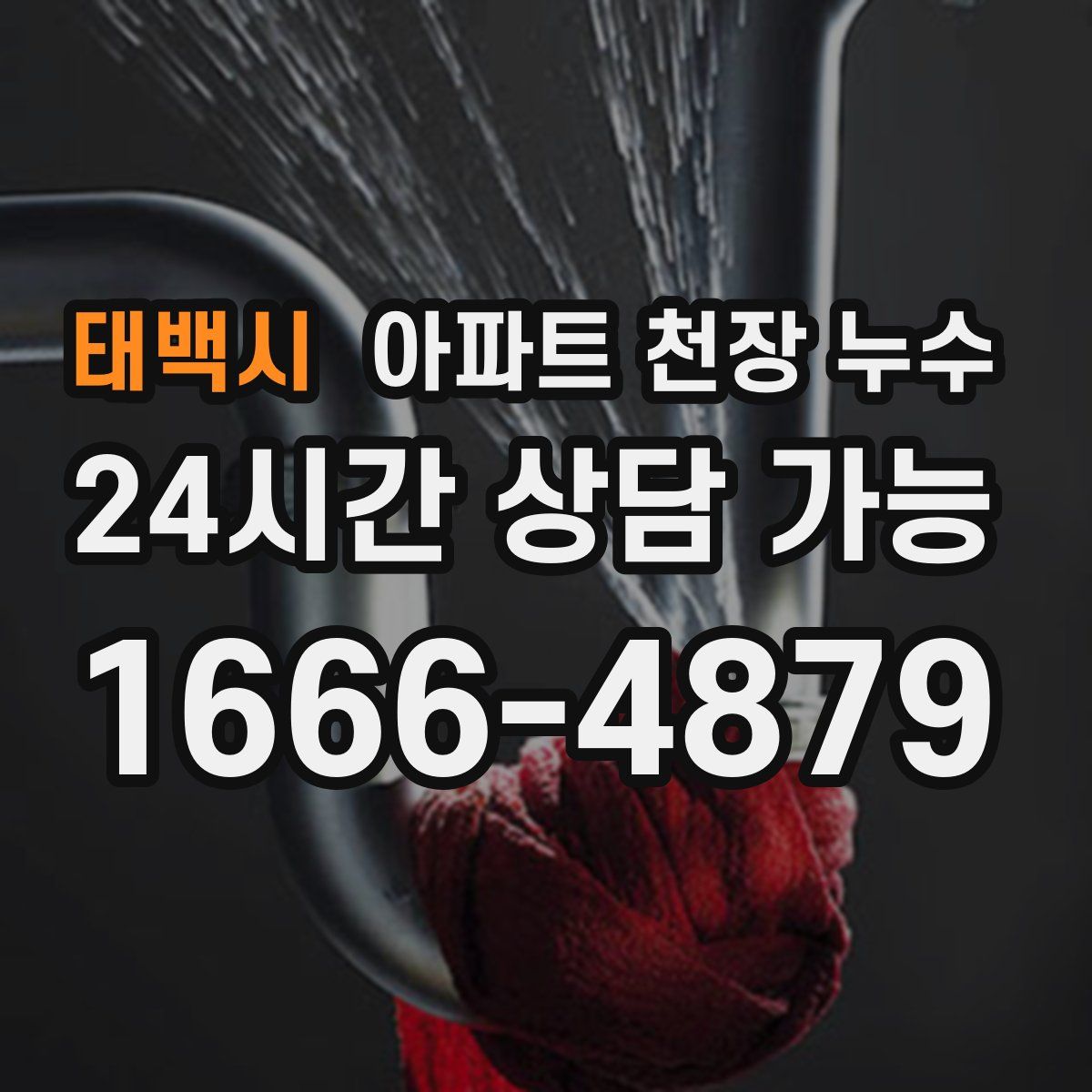 태백시 아파트 천장 누수