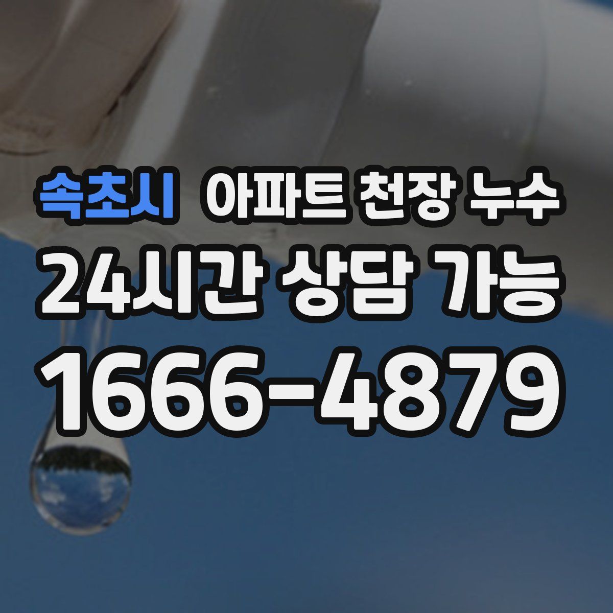 속초시 아파트 천장 누수