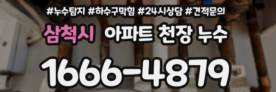 삼척시 아파트 천장 누수