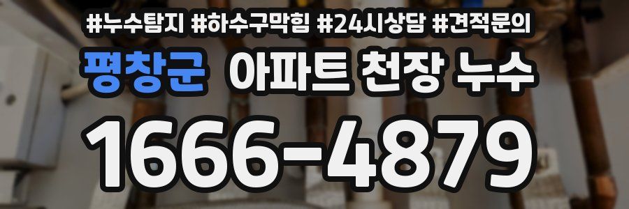 평창군 아파트 천장 누수