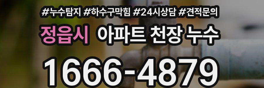 정읍시 아파트 천장 누수