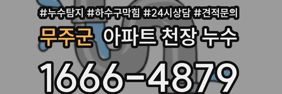 무주군 아파트 천장 누수