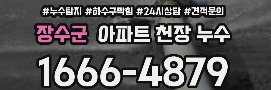 장수군 아파트 천장 누수