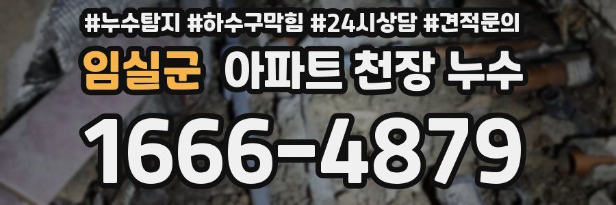 임실군 아파트 천장 누수