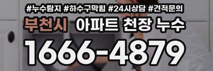 부천시 아파트 천장 누수