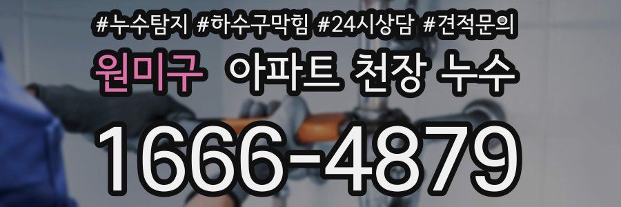 원미구 아파트 천장 누수