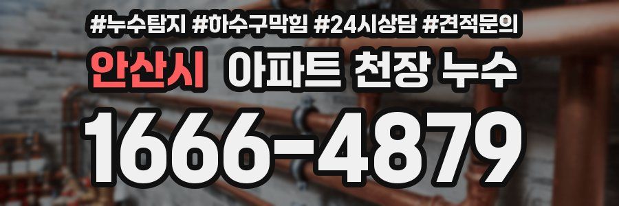 안산시 아파트 천장 누수