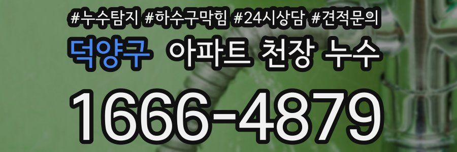 덕양구 아파트 천장 누수