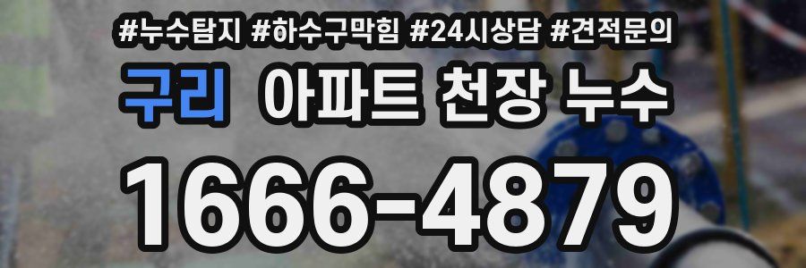 구리 아파트 천장 누수