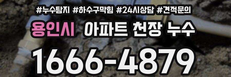 용인시 아파트 천장 누수