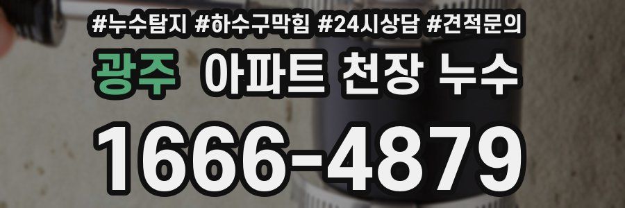 광주 아파트 천장 누수
