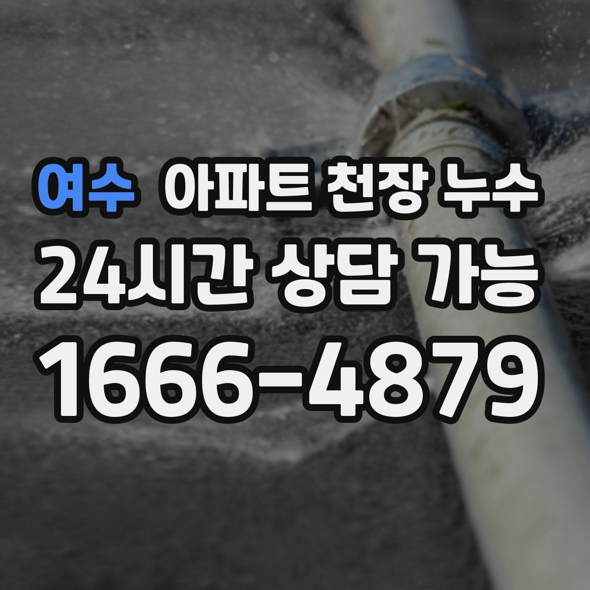 여수 아파트 천장 누수