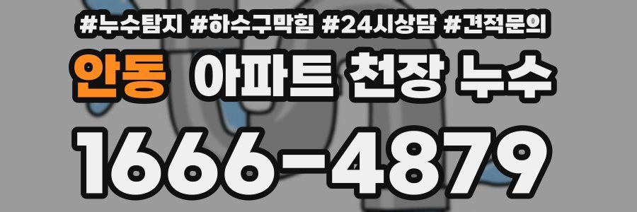 안동 아파트 천장 누수