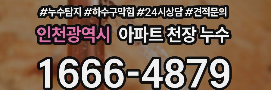 인천광역시 아파트 천장 누수
