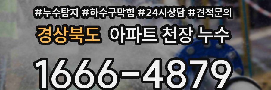 경상북도 아파트 천장 누수