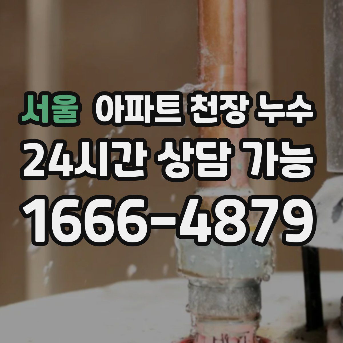 서울 아파트 천장 누수