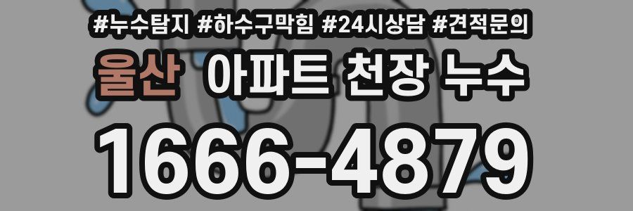울산 아파트 천장 누수