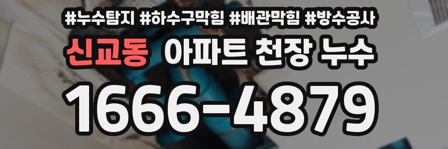 신교동 아파트 천장 누수