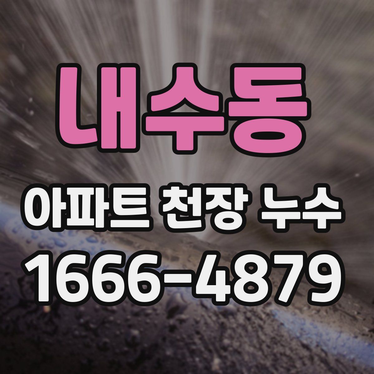 내수동 아파트 천장 누수