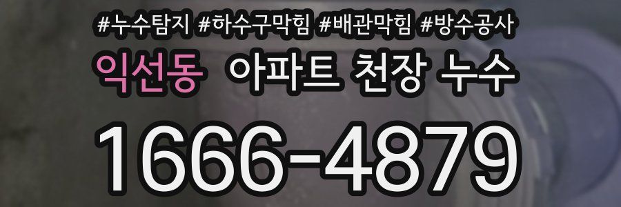 익선동 아파트 천장 누수