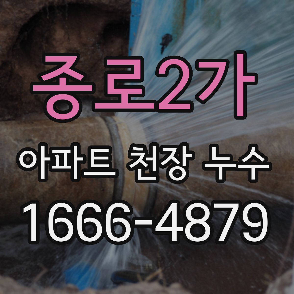 종로2가 아파트 천장 누수