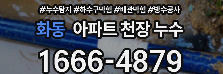 화동 아파트 천장 누수