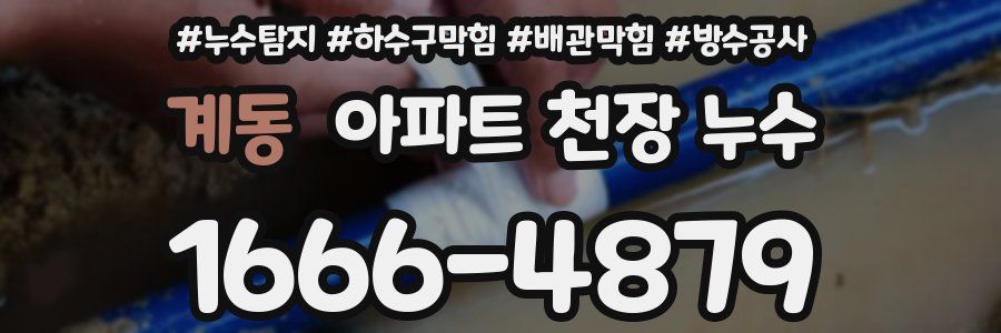 계동 아파트 천장 누수