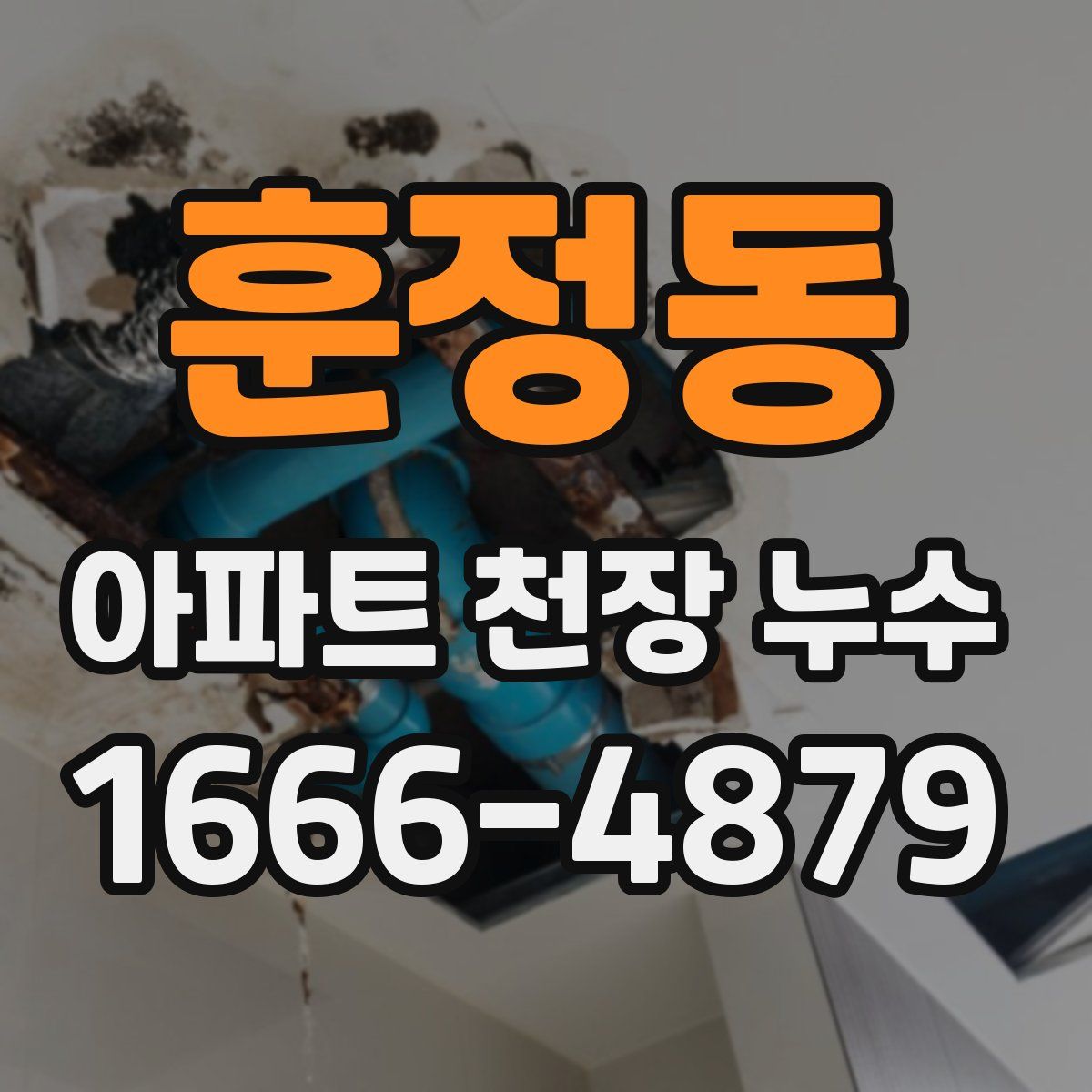 훈정동 아파트 천장 누수