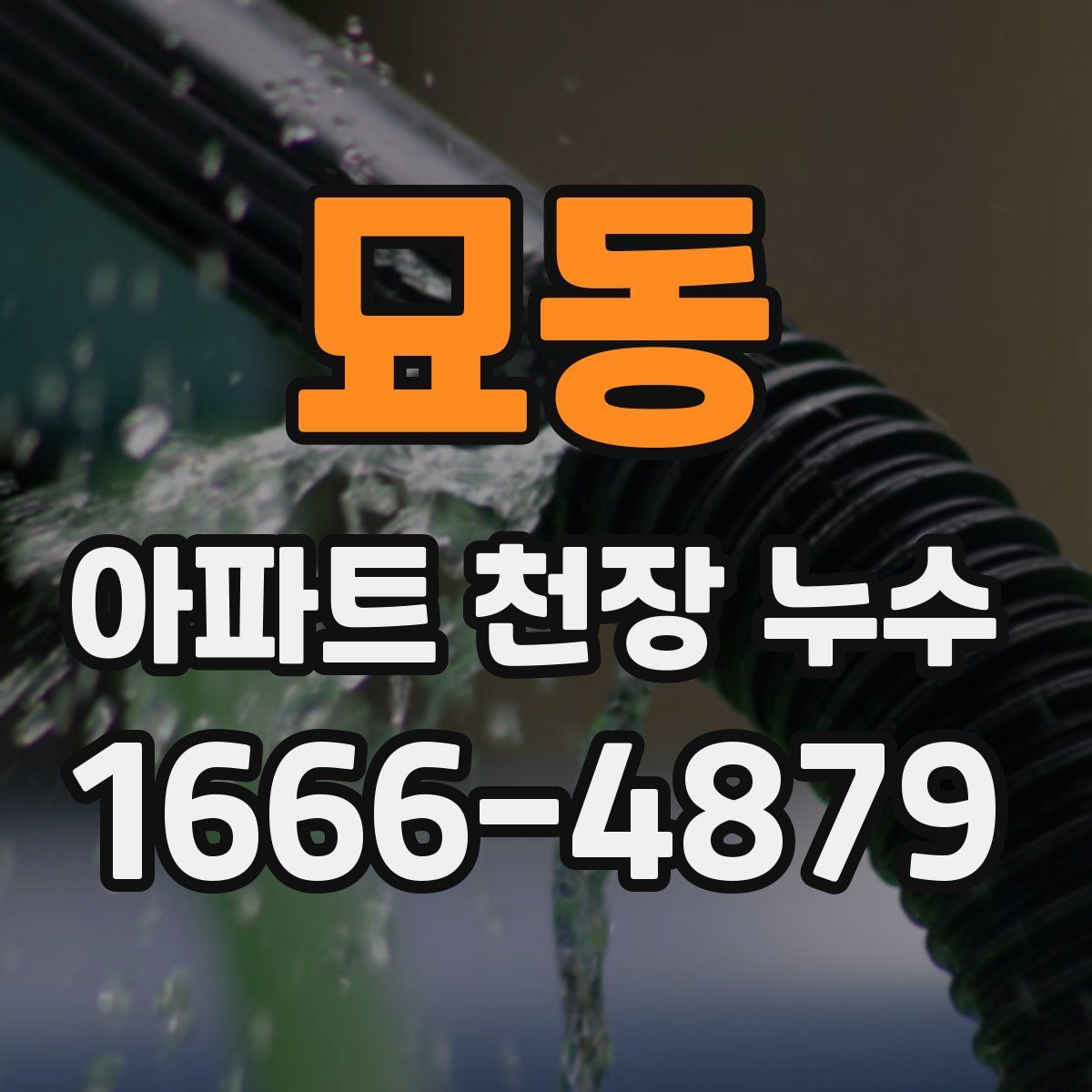 묘동 아파트 천장 누수