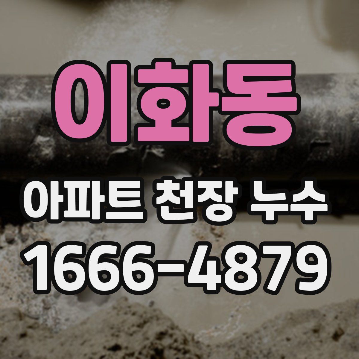 이화동 아파트 천장 누수