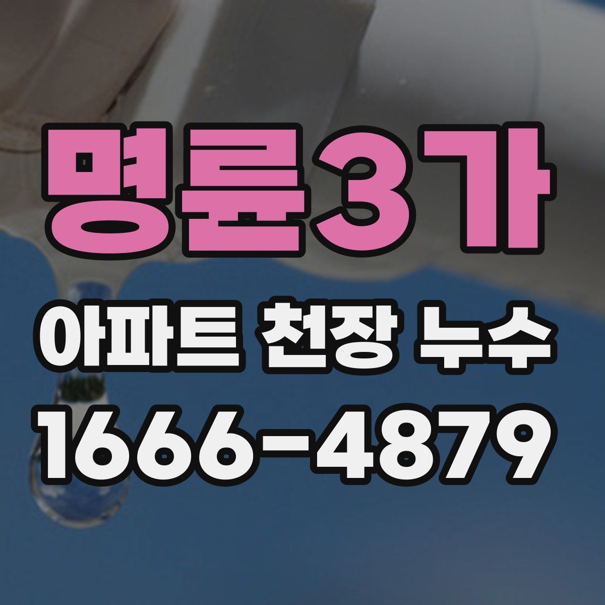 명륜3가 아파트 천장 누수