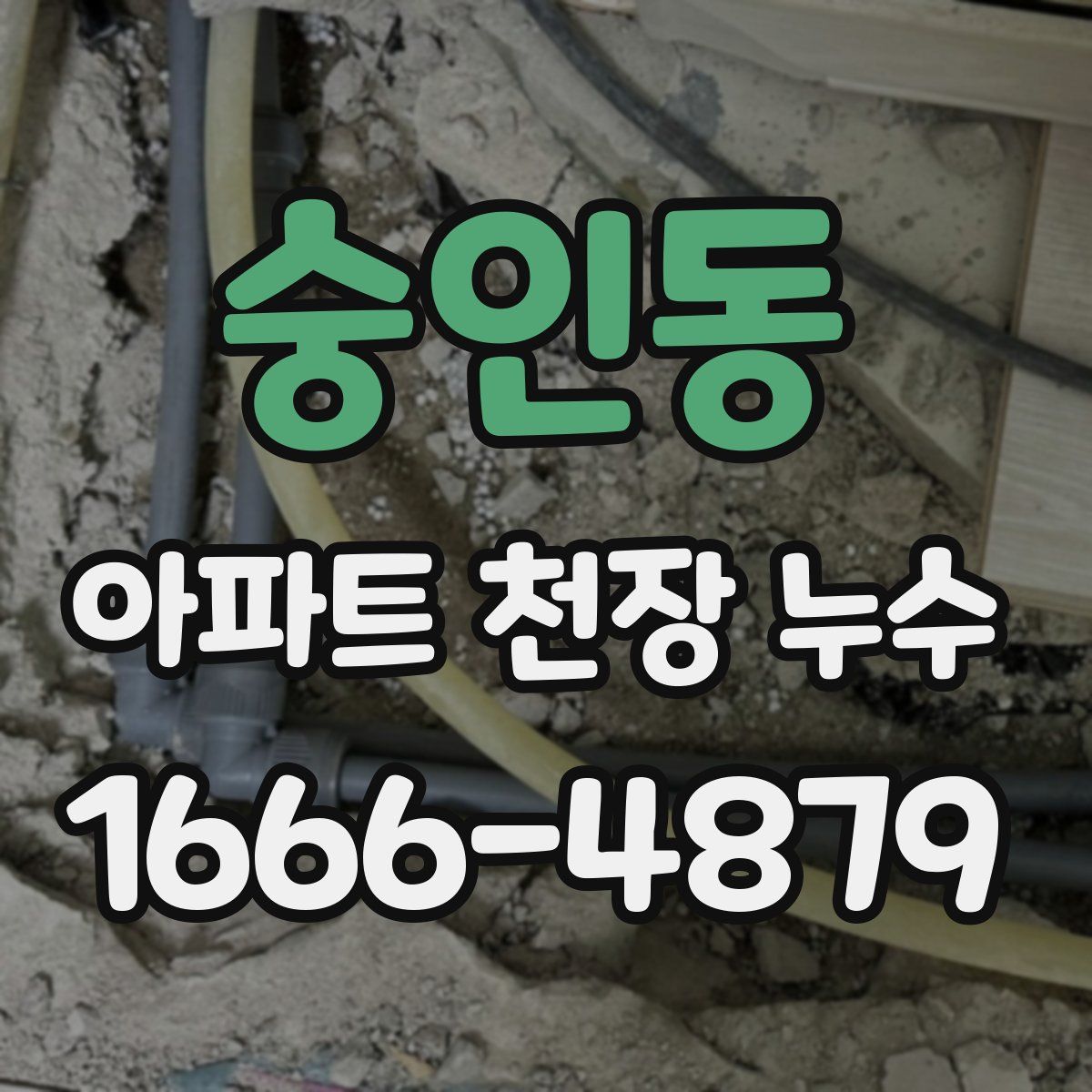 숭인동 아파트 천장 누수