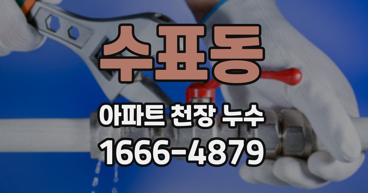 수표동 아파트 천장 누수