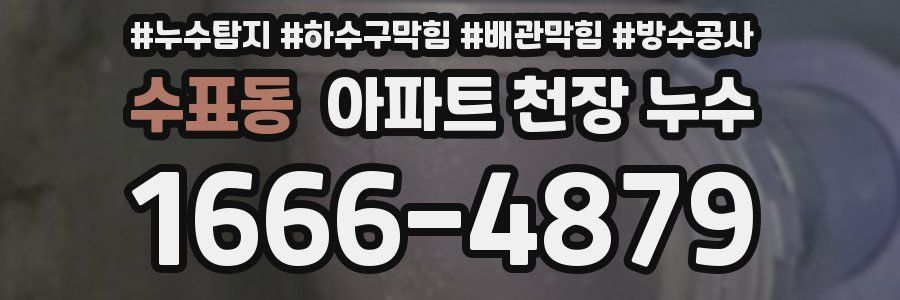 수표동 아파트 천장 누수