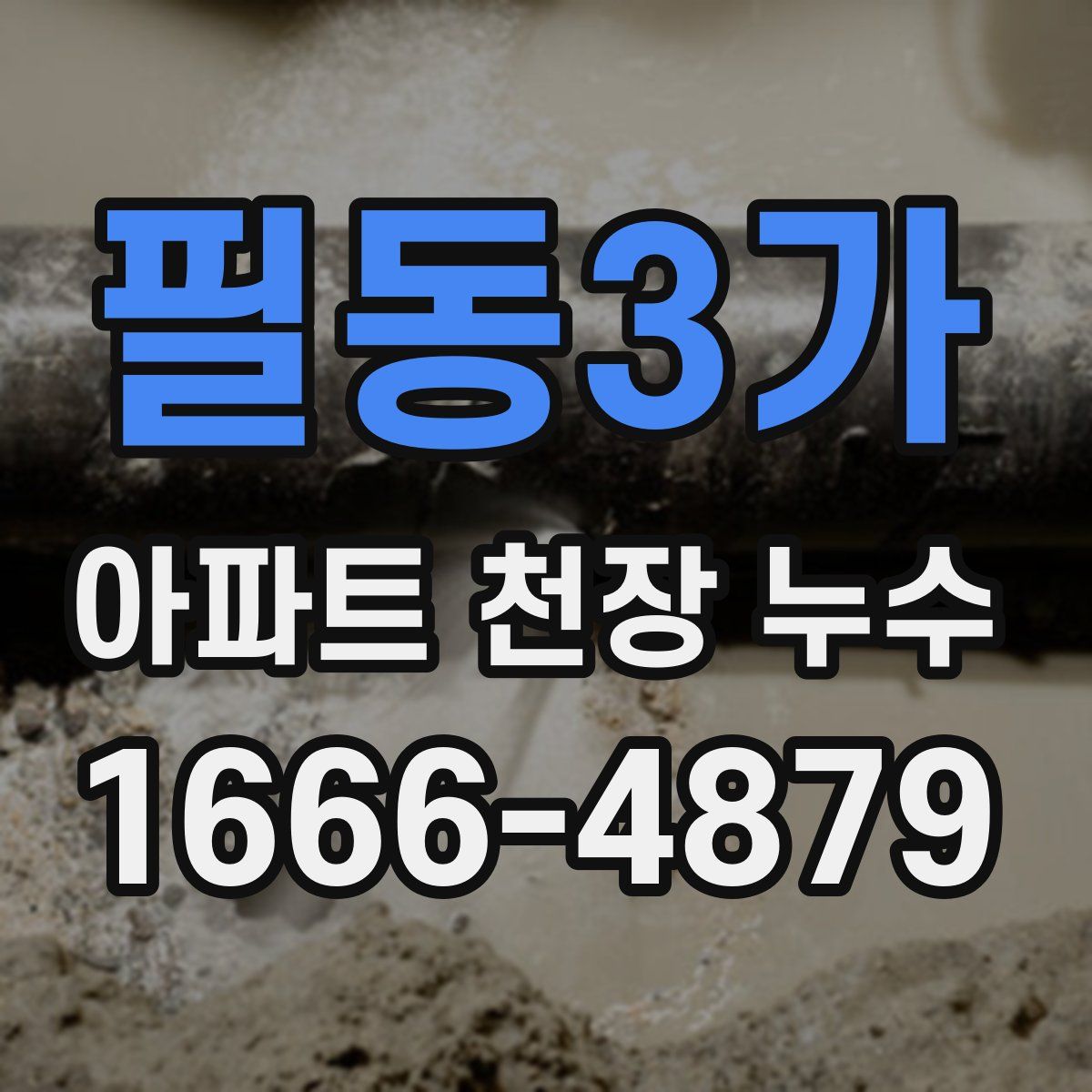 필동3가 아파트 천장 누수