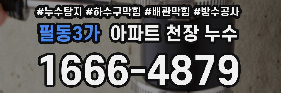 필동3가 아파트 천장 누수