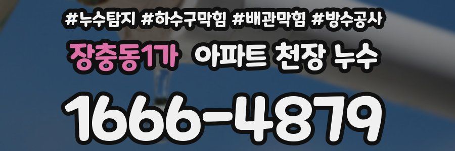 장충동1가 아파트 천장 누수