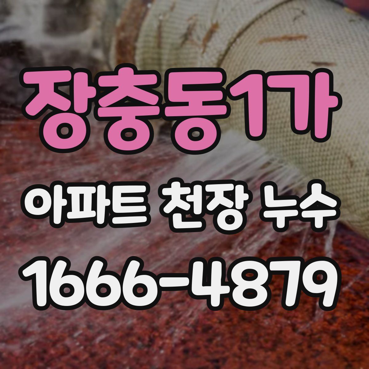 장충동1가 아파트 천장 누수