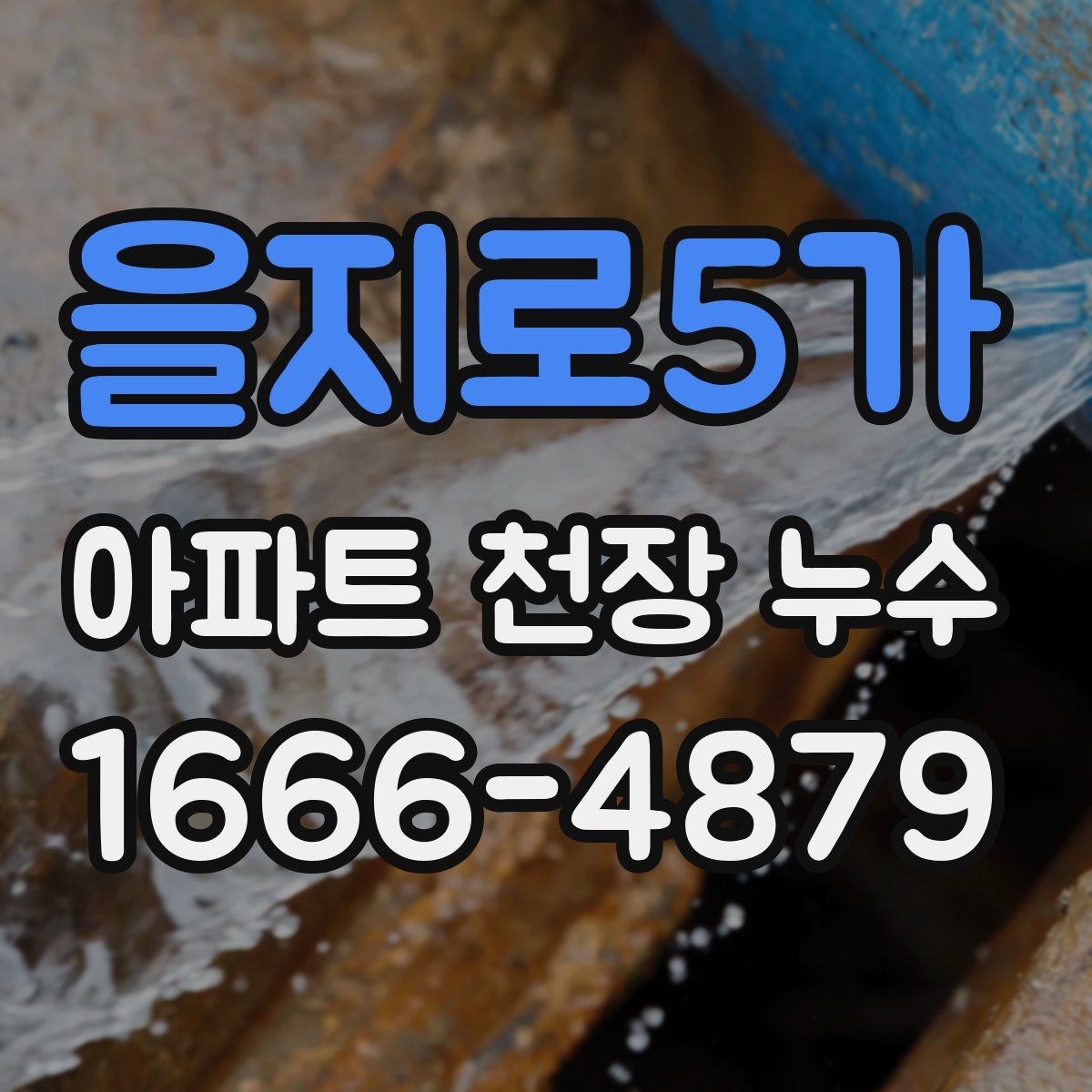 을지로5가 아파트 천장 누수