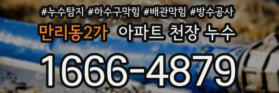 만리동2가 아파트 천장 누수