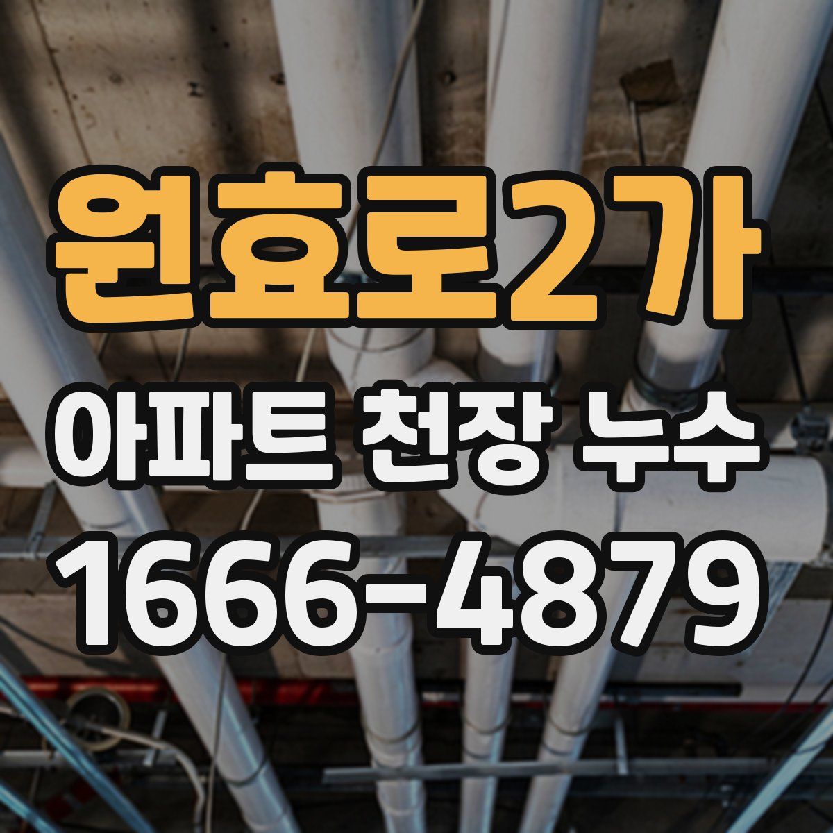 원효로2가 아파트 천장 누수