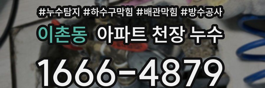 이촌동 아파트 천장 누수