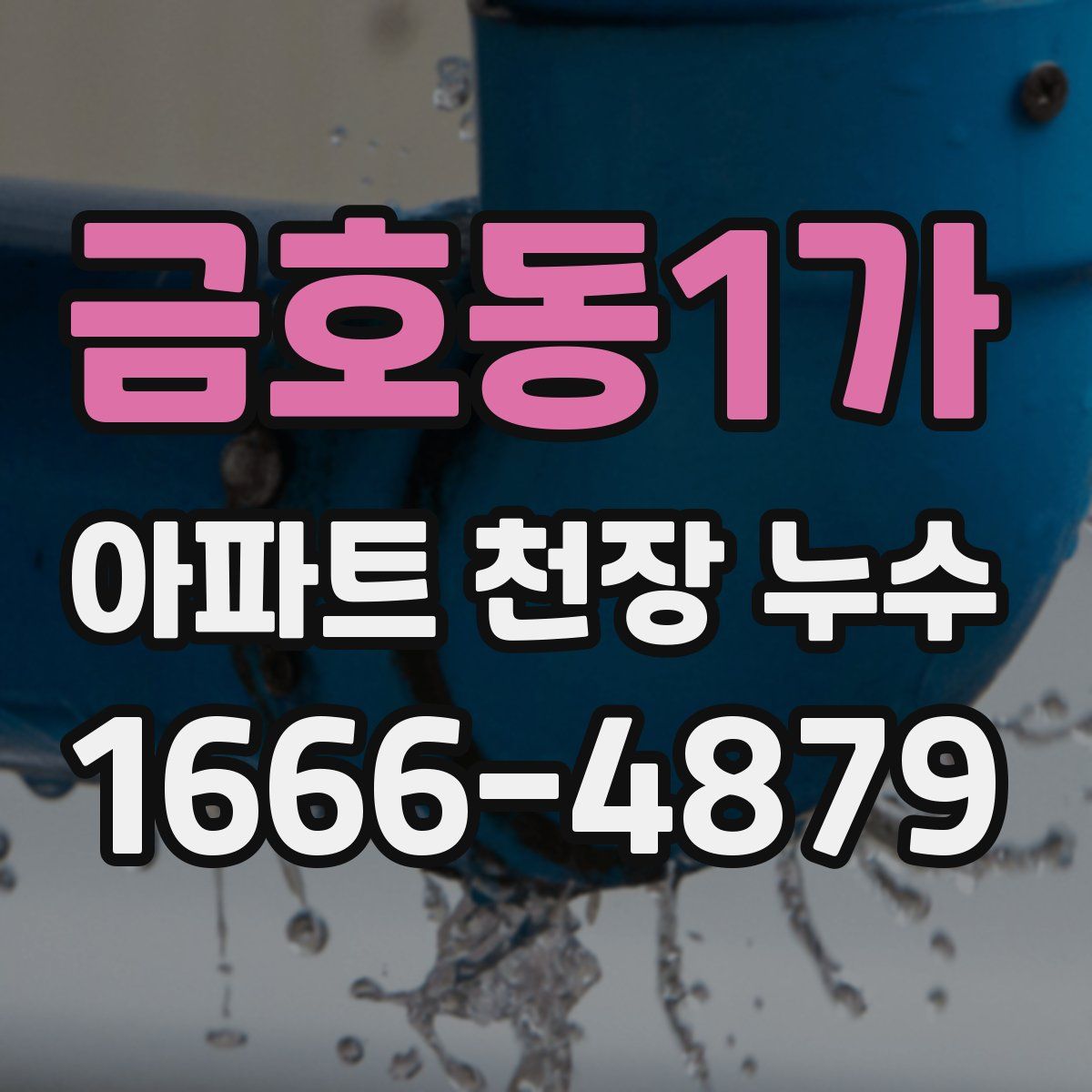 금호동1가 아파트 천장 누수