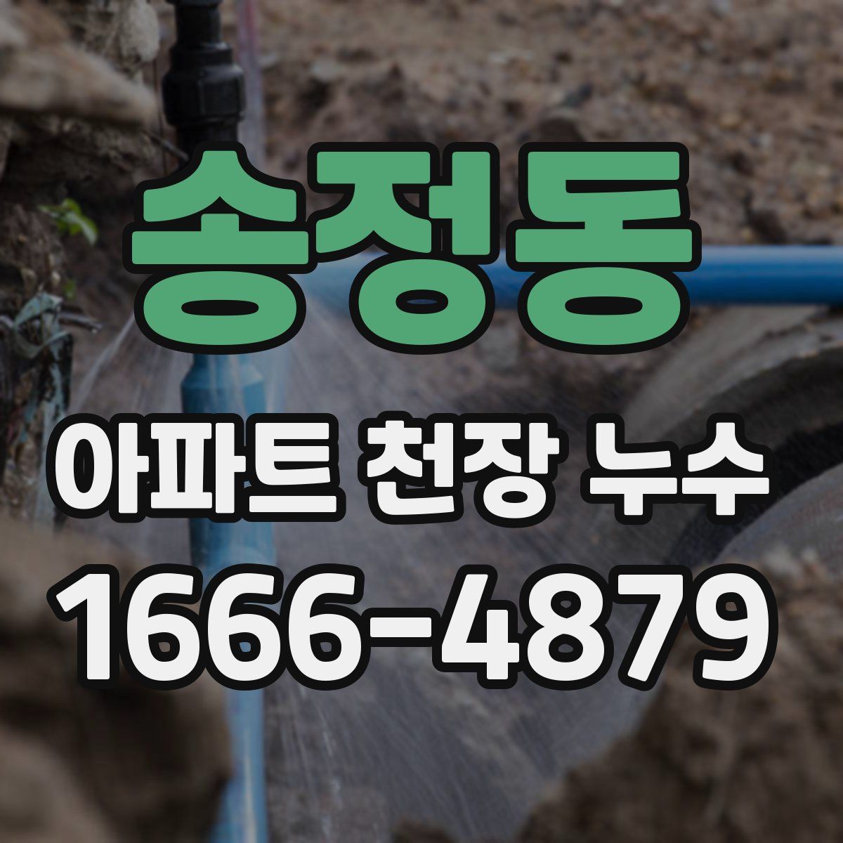 송정동 아파트 천장 누수