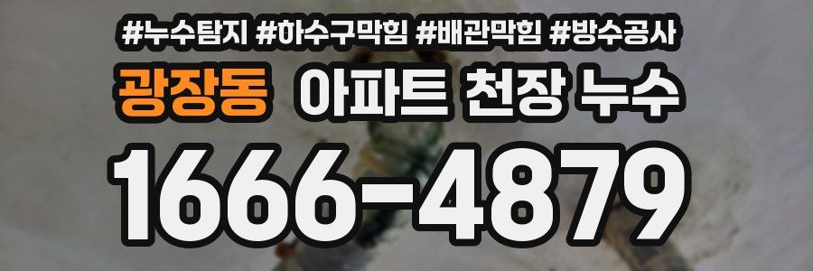 광장동 아파트 천장 누수
