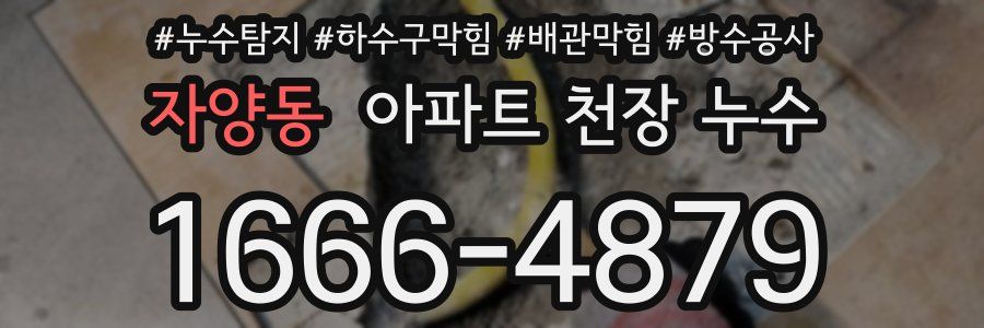 자양동 아파트 천장 누수
