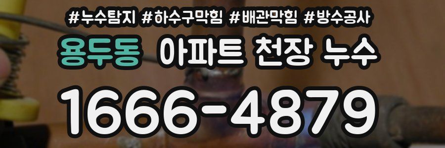 용두동 아파트 천장 누수