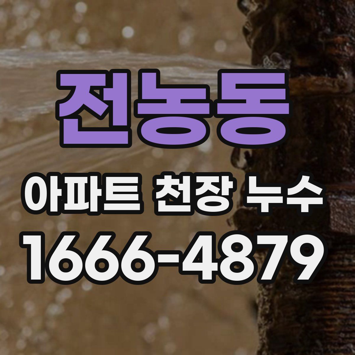 전농동 아파트 천장 누수