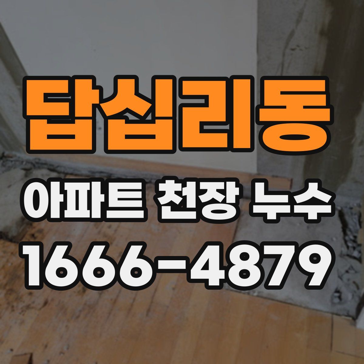 답십리동 아파트 천장 누수