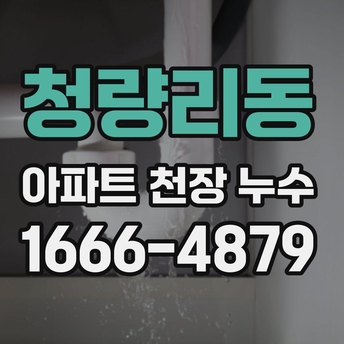 청량리동 아파트 천장 누수